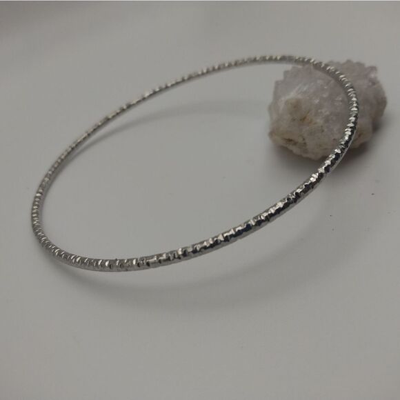 Silver sparkle fairy core bracelet bangle - Picture 2 of 2